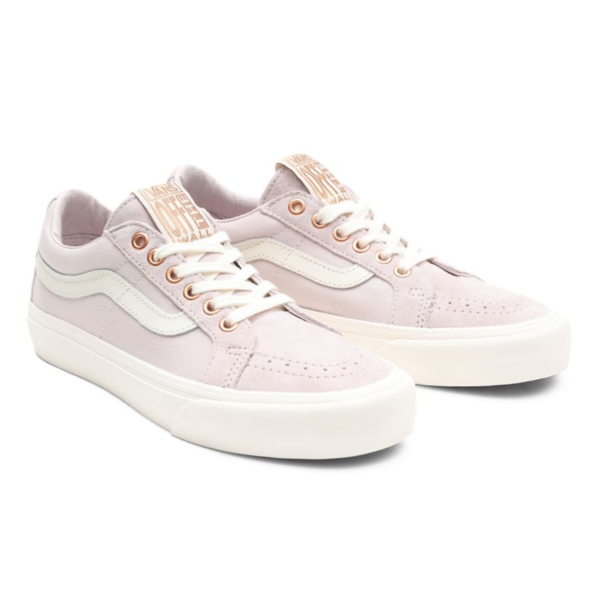 Vans Metallic Stitch SK8-Low Reissue SF Dam Lila - Vans Surf Skor Butiker (QECWT8402)